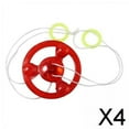 thumbnail image 1 of 4x Juguete de Volante de Cuerda de Tracción Manual Novedoso, Clásico, Giroscopio Giratorio Educativo de Silbato para Juguete Clásico, Niños, Recuerdo 4 piezas, 1 of 8