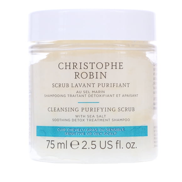 Christophe Robin Purizing Scalp Scrub con sal de mar 2.5 oz Christophe Robin Christophe Robin Purizing Scalp Scrub con sal de mar 2.5 oz