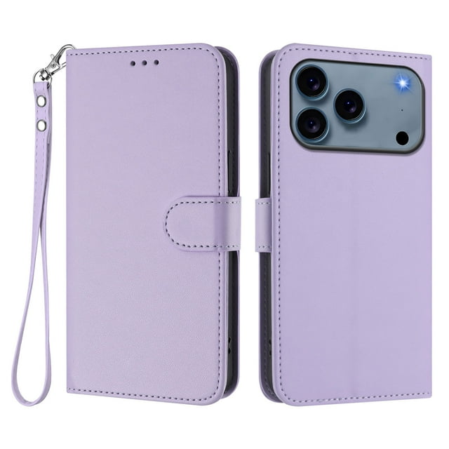 Funda Cartera GANGXUN para iPhone 17 Pro – Cierre Magnético, Protección RFID, Correa Desmontable, Compatible con Carga Inalámbrica