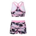 thumbnail image 2 of Alvivi Kids Girls Two Pieces Swimsuits Y-Shaped Back Tank Top+Shorts Set, 2 of 7