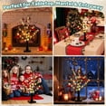 thumbnail image 3 of Árbol de Mesa Vintage NILUTO 53 cm con Luces LED Navideñas, 3 of 7
