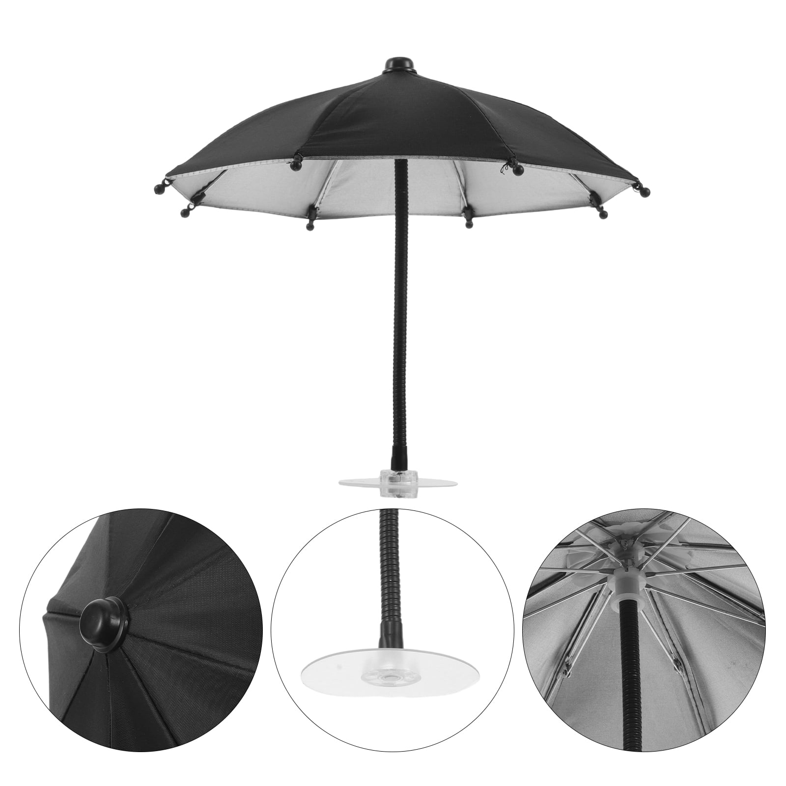 MOKKHNB 2Pcs Outdoor Umbrella Stabilizer Adapter White Plastic