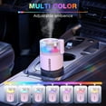 thumbnail image 4 of Multifunctional Humidifier in Multi Color Change, Desktop Decoration with Night Light, Gentle Mist Technology, Portable Built-In Battery and USB Charging Humidifier for Sleep Work Study (Pink), 4 of 6