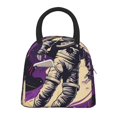thumbnail image 1 of Balery Astronaut Floating purple Space Bolsa de Almuerzo para Mujeres, Caja de Almuerzo, Bolsa de Almuerzo Pequeña Impermeable, Tote de Almuerzo Reutilizable con Gran Capacidad, 1 of 6