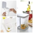 thumbnail image 3 of Bote De Basura De Metal Encimera De Cocina De Metal Soporte Para Bolsa De Basura Papelera De Hierro Forjado Estante De Basura Con Tapa Abatible Para Dormitorio Cocina Sala De Estar Moyic HA027981-02, 3 of 6
