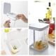 thumbnail image 3 of Bote De Basura De Metal Encimera De Cocina De Metal Soporte Para Bolsa De Basura Papelera De Hierro Forjado Estante De Basura Con Tapa Abatible Para Dormitorio Cocina Sala De Estar sonducket HA027981-02, 3 of 6