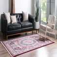 thumbnail image 3 of nuLOOM Marley Traditional Medallion Fringe Beige 4' x 6' Transitional Area Rug, 3 of 4