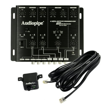 Audiopipe XV4V15 15V Car Audio Signal Line Driver 4-Way Active Crossover