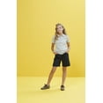 thumbnail image 3 of French Toast Girls School Uniform Short Sleeve Picot Collar Interlock Polo Shirt, 3 of 10