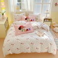 thumbnail image 2 of JOLUSERE 2-Piece Pink White Flowers Dachshund Comforter Twin Set , Soft Pink Dachshund Bedding Set for Kids Adults, 2 of 10
