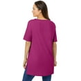 thumbnail image 2 of Woman Within Plus Size Perfect Short-Sleeve Boatneck Tunic, 2 of 6