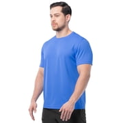 Athletic Works Men's and Big Men's Core Linear Mesh Active Short Sleeve Tee, Sizes S-3XL