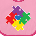 thumbnail image 4 of Inktastic Autism Awareness Month Puzzle Boys or Girls Baby Bib, 4 of 4