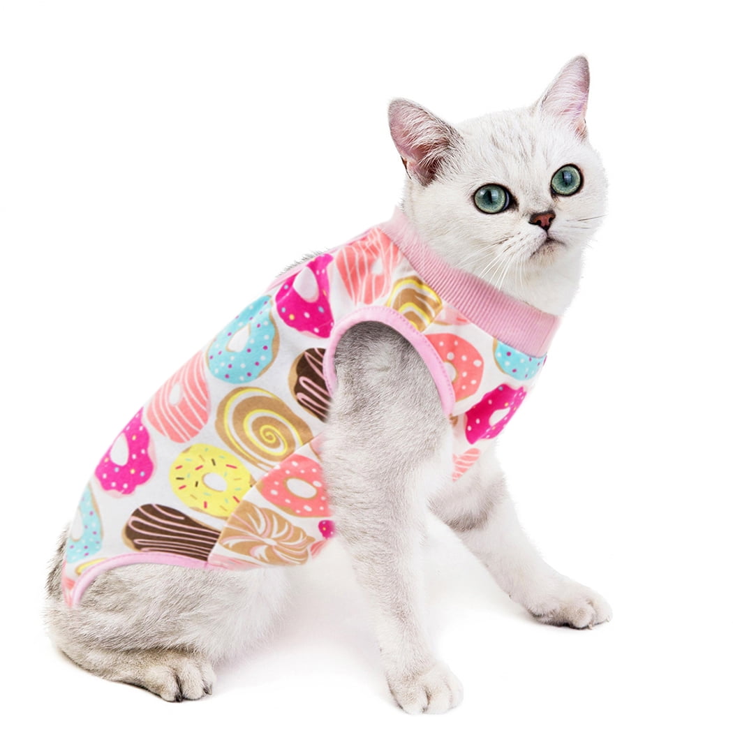 Tenue De Chat Mode Mignon Ventiler Costume De Récupération En Coton Tissu Pour Chat | Walmart Canada