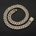 thumbnail image 5 of Extra Shiny Big Iced Out Cuban Necklace, Extra Shiny Miami Cuban Link Chain for Men, Width 16MM Hip Hop Chain Link Necklace for Men, 16-24 Inch Gift Box Included, 5 of 7