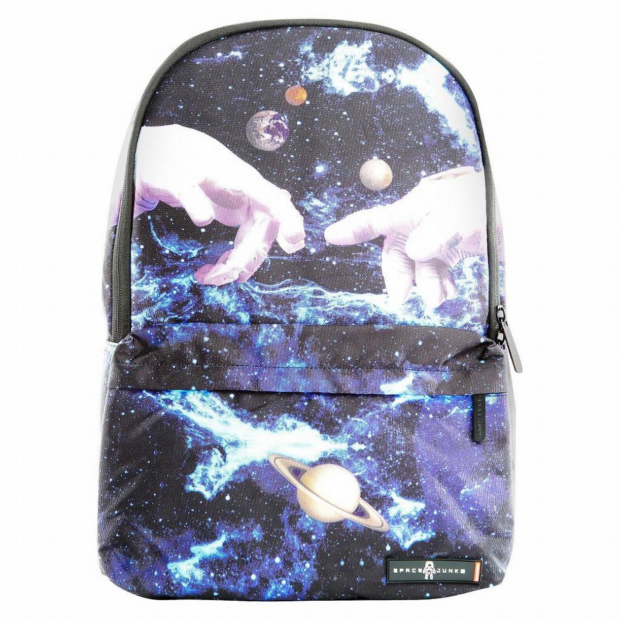 Space Junk 18.5" Astronaut Hands Blue Backpack - School Travel Pack - image 2 of 3