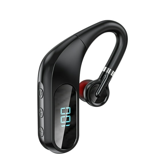 Bluetooth Earpiece,Bluetooth Headset - Single-Ear Wireless Earphone with Noise Canceling Mic - Cell/Mobile Phone Headset