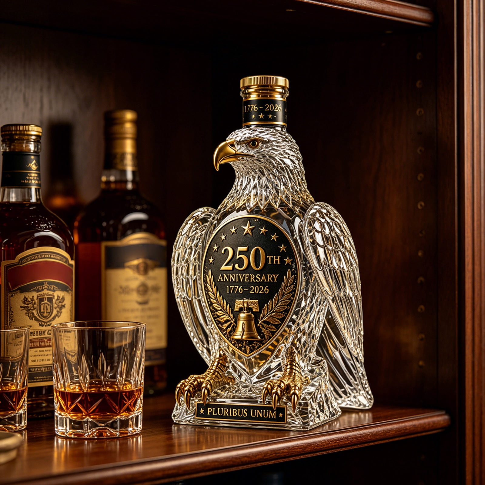 250Th Anniversary Gifts-250 Anniversary Whiskey Bottle Large