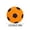 Orange, variant on Matoen 7Inches Uncoated Silent Foam Ball Toys, Indoor &Outdoor Sponge Ball Playground Ball Dodge Ball