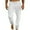 White, variant on Wyobmus Mens Casual Pants Solid Color Drawstring Sleep Pants Lightweight Comfort Pajama Bottoms White
