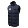 thumbnail image 3 of Puntoco Abrigo/Chaqueta De Cuero Con Capucha, Sin Mangas, Con Calefacción, Control Informal Y Cremallera Para Hombres Y Mujeres, 3 of 3