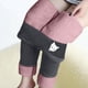 thumbnail image 2 of Leggings de mujer Invierno Térmico Forrado Súper Grueso Estampado de Cachemira Cintura Alta Cómodos Pantalones de Yoga Cálidos Pompotops ulkah943294, 2 of 8