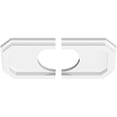 thumbnail image 2 of 12"W x 6"H x 4"ID x 4"C x 1"P Emerald Architectural Grade PVC Contemporary Ceiling Medallion, Two Piece, 2 of 11
