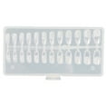 thumbnail image 1 of Uñas 120 Piezas Tubo De Agua Transparente Uñas Uñas Transparente Cobertura Total Presionado En Las Uñas Para DIY Uñas Práctica De Salón De Uñas, 1 of 3