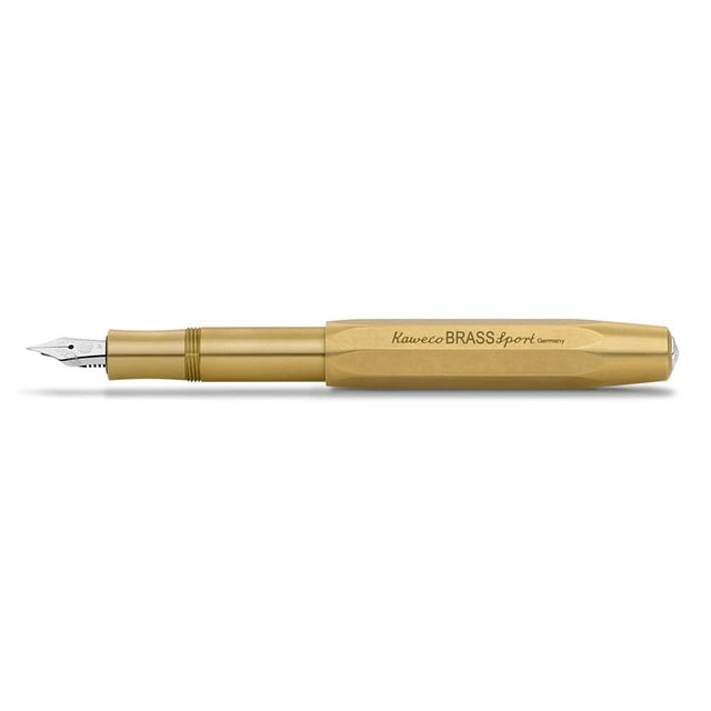 Pluma estilográfica Kaweco BRASS SPORT punta fina compacta