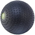 thumbnail image 3 of BalanceFrom 10 lbs High-Quality Synthetic-Leather Medicine Ball, Black, 3 of 5