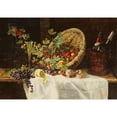 thumbnail image 3 of Trefftz, Gertrud 14x11 Black Modern Framed Museum Art Print Titled - Cherries and Gooseberries In a Basket, 3 of 5