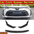 thumbnail image 2 of Corolla Front Bumper Splitter Carbon Fiber Look Sport Style Front Bumper Protector For Toyota Corolla 2019-2022 Car Accessories, 2 of 7