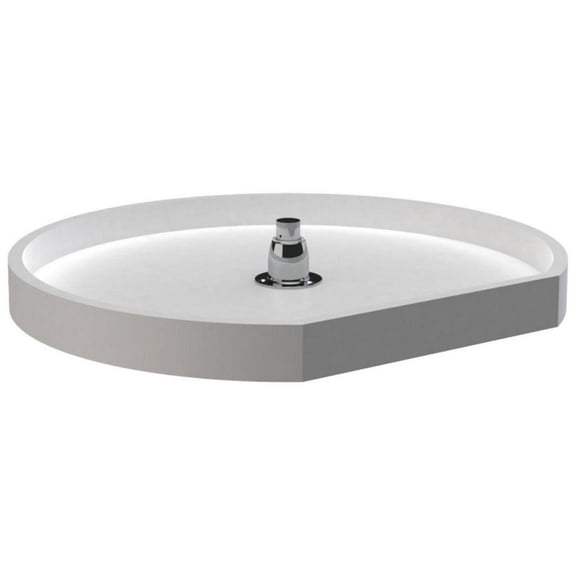 Rev-A-Shelf Polymer D Shape Lazy Susan