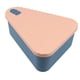 thumbnail image 3 of Caja de almacenamiento de pizza de silicona de grado alimenticio, accesorio reutilizable y resistente a la temperatura L Rosa Azul, 3 of 9