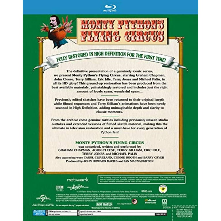 Monty Python's Flying Circus: The Complete Series 1-4 (Blu
