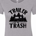 thumbnail image 4 of Inktastic Trailer Trash Camping Humor Women's T-Shirt, 4 of 5
