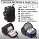 thumbnail image 5 of Mochila VASCHY School para hombre y mujer negra, 5 of 7