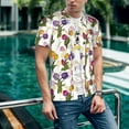 thumbnail image 6 of KLL Tulips Flowers for Men's Baseball Shirts,Short Sleeve Casual Shirts Button Down Shirt for Men Beach Summer Wedding Shirt-XX-Large, 6 of 7