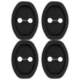 thumbnail image 1 of GOOHOCHY 4 piezas de cubierta protectora para cerradura de puerta de coche, almohadilla de goma gruesa con absorción de impactos, cojín para pestillo de puerta de coche, 1 of 7