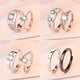 thumbnail image 2 of 50 925 anillos de plata para mujer anillo de diamantes apertura ajustable accesorios de joyería de moda japonesa y coreana Gao Jiahui unisex, 2 of 2