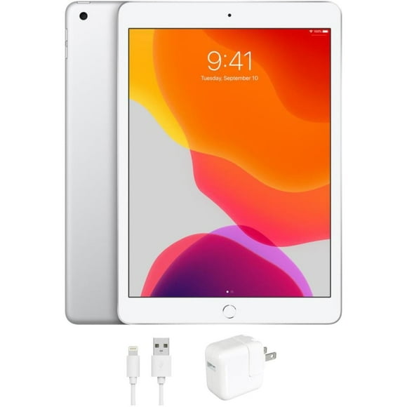Restored Apple iPad 7 (7th Gen, 2019), 32GB, WiFi, Silver - (A2197, IPAD7SL32, MW752LL/A) (Refurbished)