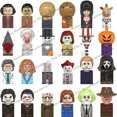 thumbnail image 2 of WM6075 WM6101 WM6102 Halloween Horror Movie Building Blocks The Shining Silent Hill Bricks Jack Beetlejuice Clown Jason Sally, 2 of 5