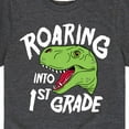 thumbnail image 3 of Instant Message - Roaring Into 1st Grade - Youth Short Sleeve Graphic T-Shirt, 3 of 6