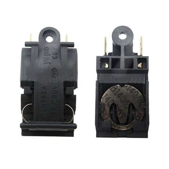 2 Pcs Interrupteur de Bouilloire 6A Puissance Bouilloire Électrique Interrupteur de Thermostat Interrupteur d'Arrêt Automatique Vapeur Amélioration de la Maison Fournitures de Cuisine