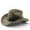 Army Green, variant on Cowboy Hat for Women Men Wide Brim Western Hat for Cowboys and Cowgirls Color Purple Size One Size