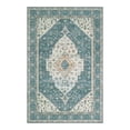 thumbnail image 6 of Vintage Medallion Print Boho Area Rug, Washable Low Pile Carpet with Non-Slip Rubber Backing, Foldable, for Dining Room, Office, Bedroom, Living Room, 6 of 7