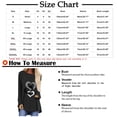 thumbnail image 3 of Long Sleeve Shirts for Women Dressy Casual Crew Neck Hem Flowy Tops Color Block Geometry Printed Oversized Loose Tunic Shirts Graphic Tees for Spring Fall #B06-Orange S, 3 of 5