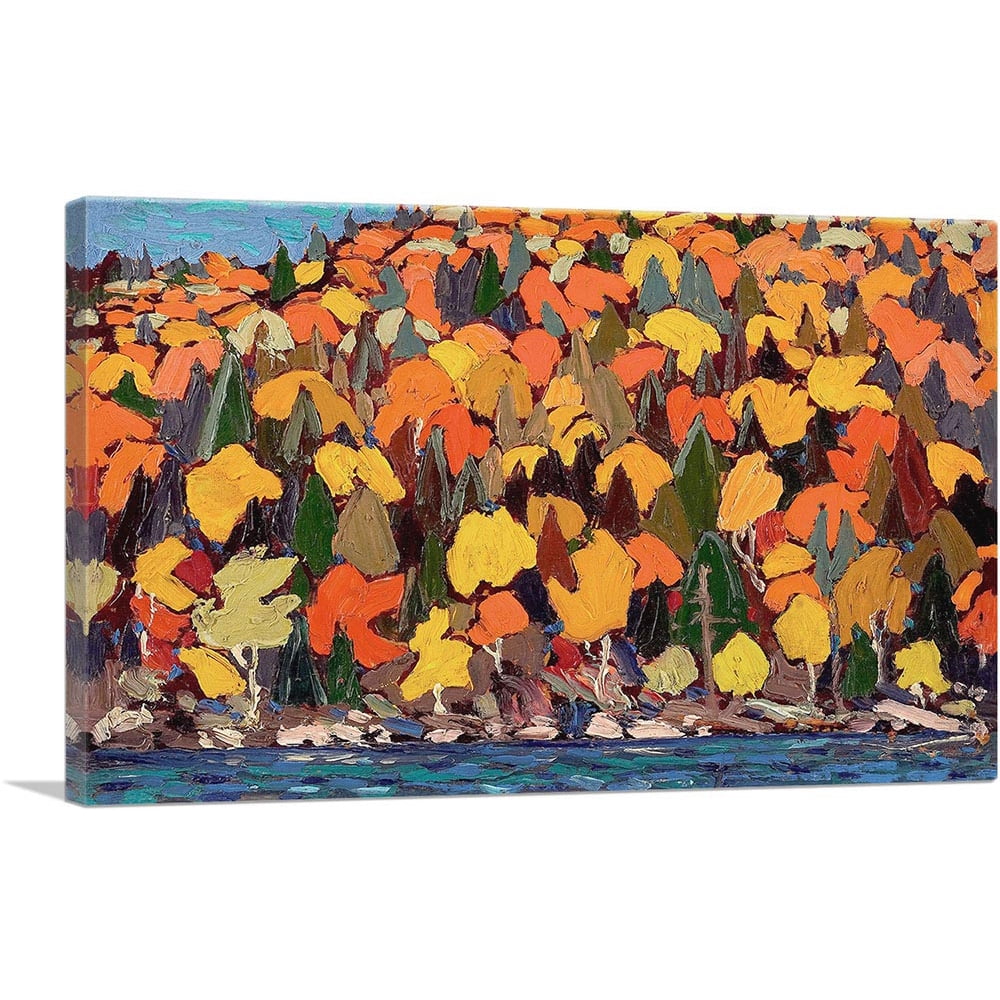 ARTCANVAS Autumn Foliage Fall Or Winter 1915 Canvas Art Print by