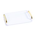 thumbnail image 2 of veasfak Serving Tray Rectangular Bathroom Organizer for Restaurant Hotel Living Room L, 2 of 9
