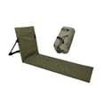 thumbnail image 4 of Silla de playa plegable con asiento bajo para exteriores, con bolsa de transporte y respaldo Verde oscuro, 4 of 9